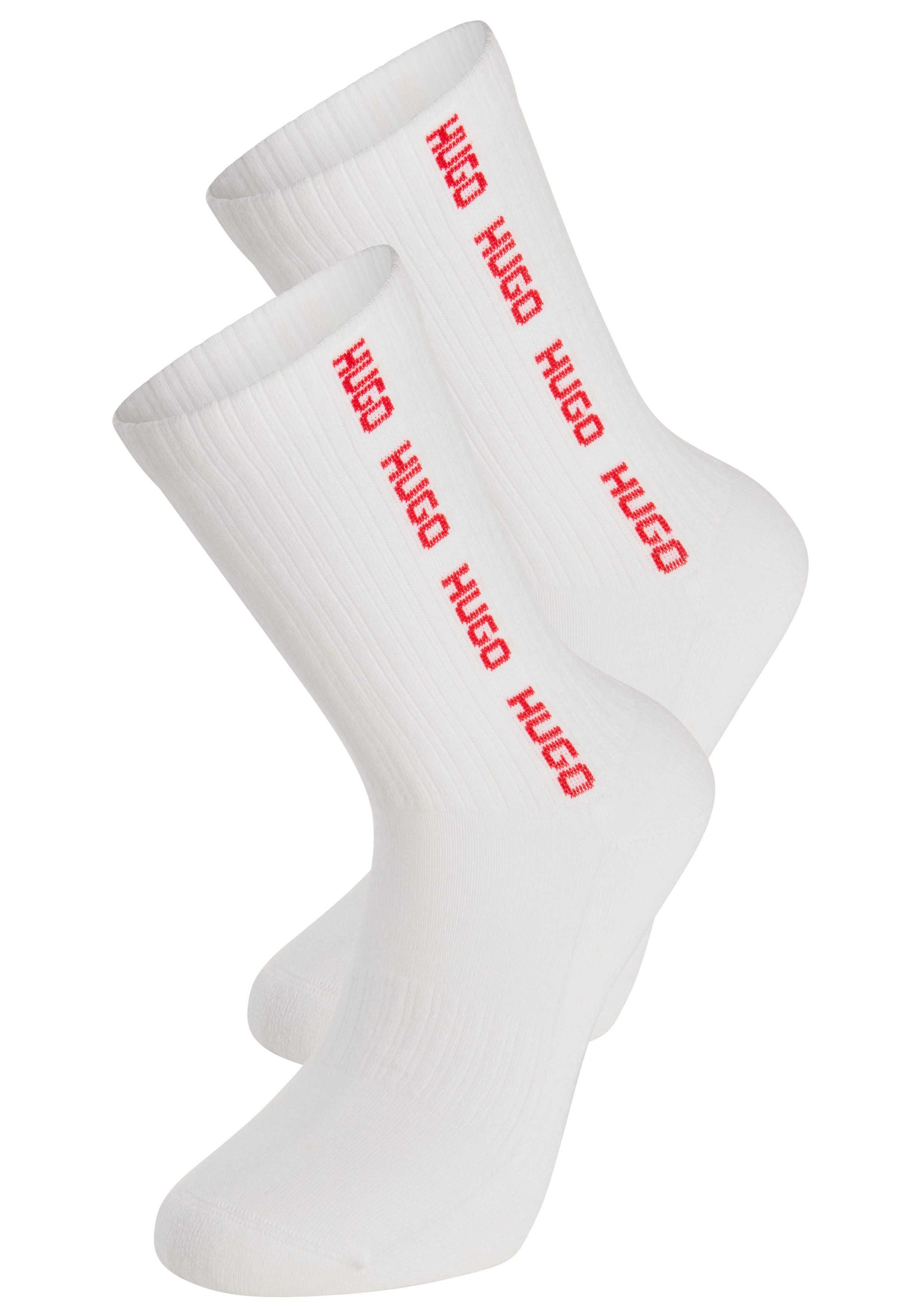 HUGO Basicsocken 3P QS RIB TAPE MD mit Rippdetails günstig online kaufen