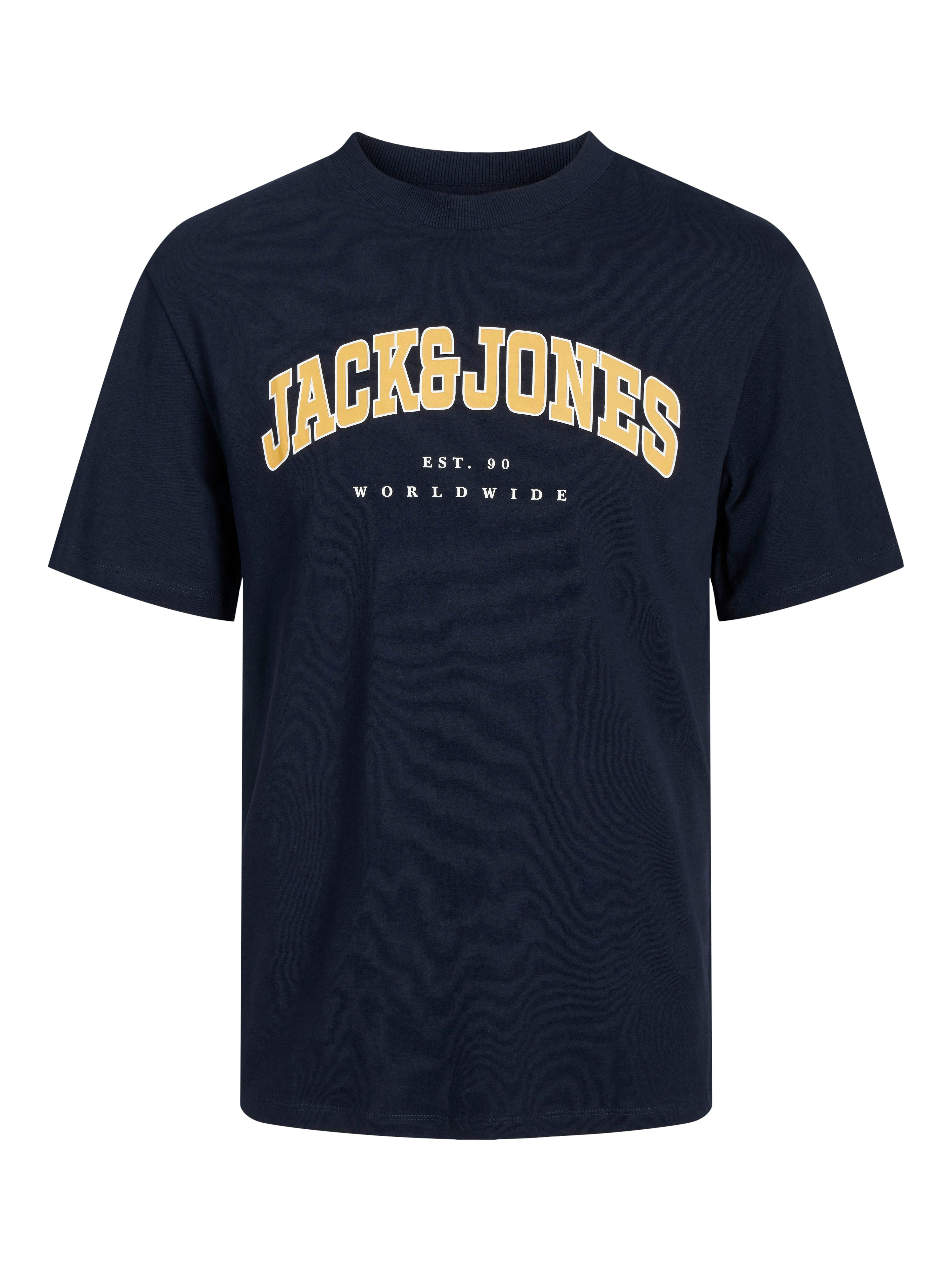 T-Shirt JJECALEB VARSITY TEE SS O-NECK NOOS PLS