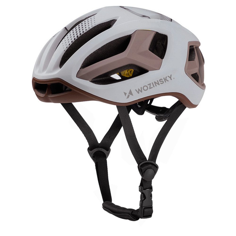 Wozinsky Rennradhelm Fahrradhelm Sporthelm Tourenhelm (Spar-Set, 1-tlg., 54 - 58 cm ultraleicht), ultraleicht, 15 Belüftungsöffnungen, verstellbar