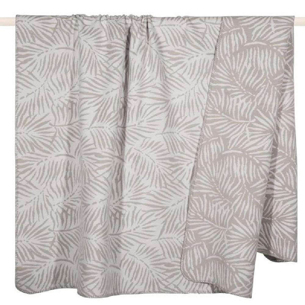 Palmwedel Grey Wohndecke Decke PAD (150x200cm), Leaf Light