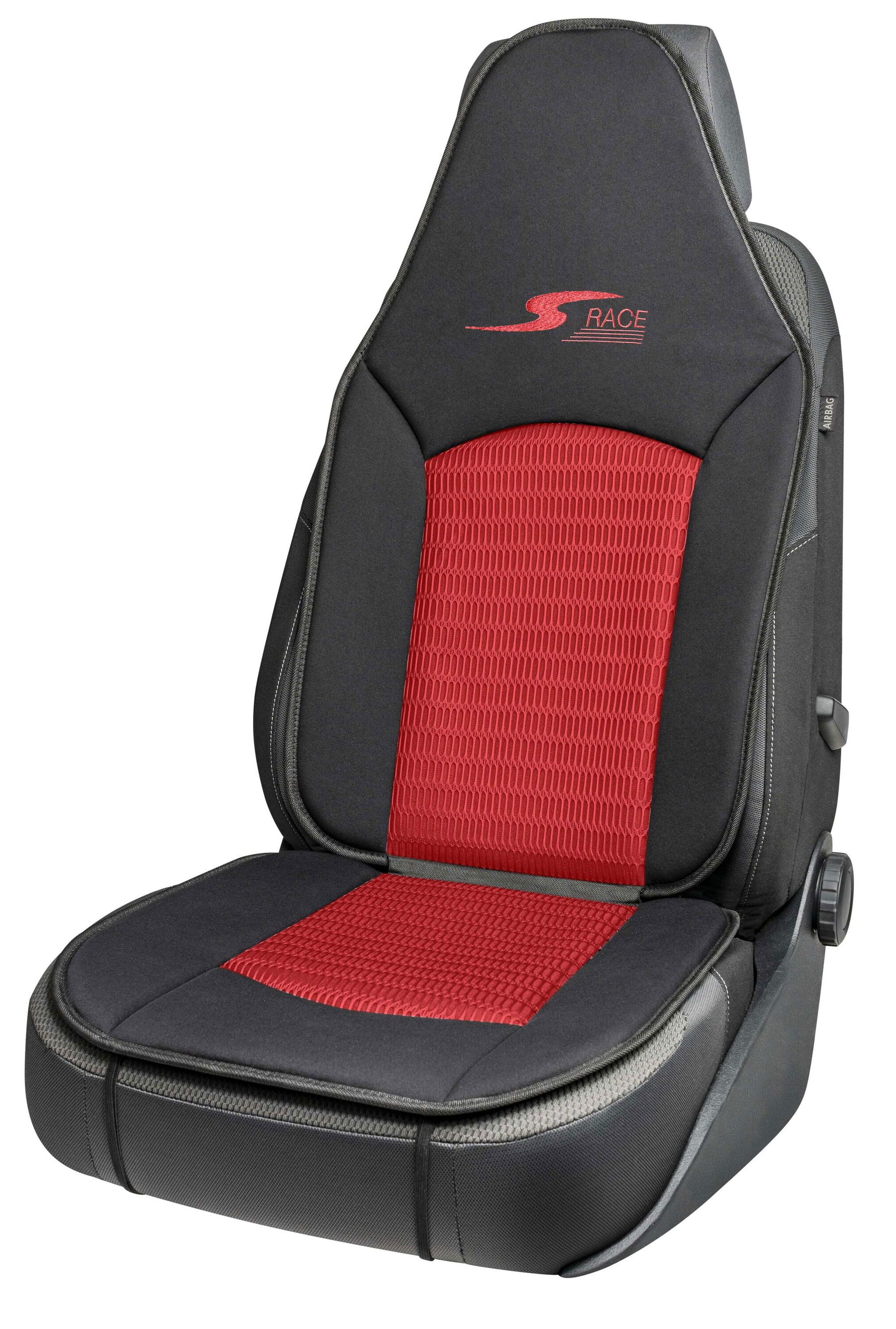 CarComfort Autositzauflage Sitzaufleger S-Race Pilotensit, 1 Stück, 1-tlg.