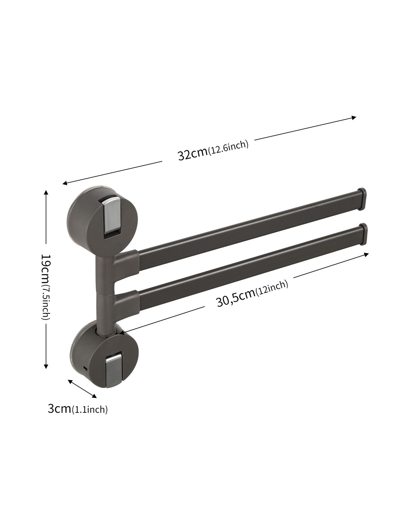 Ribelli Handtuchhalter Handtuchhalter Ohne Bohren für Badezimmer Küche, aus günstig online kaufen