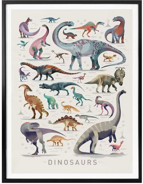 Wall-Art Poster Dinosaurs, Dinosaurier (1 St), Poster, Wandbild, Bild, Wandposter