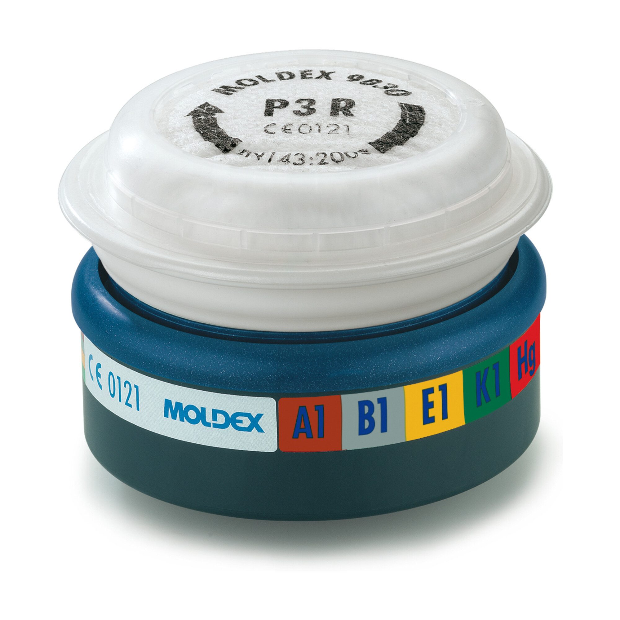 Moldex Filtereinsatz Moldex Kombifilter A1B1E1K1Hg P3 RD, für Serie 7000 + 9000, EasyLock®