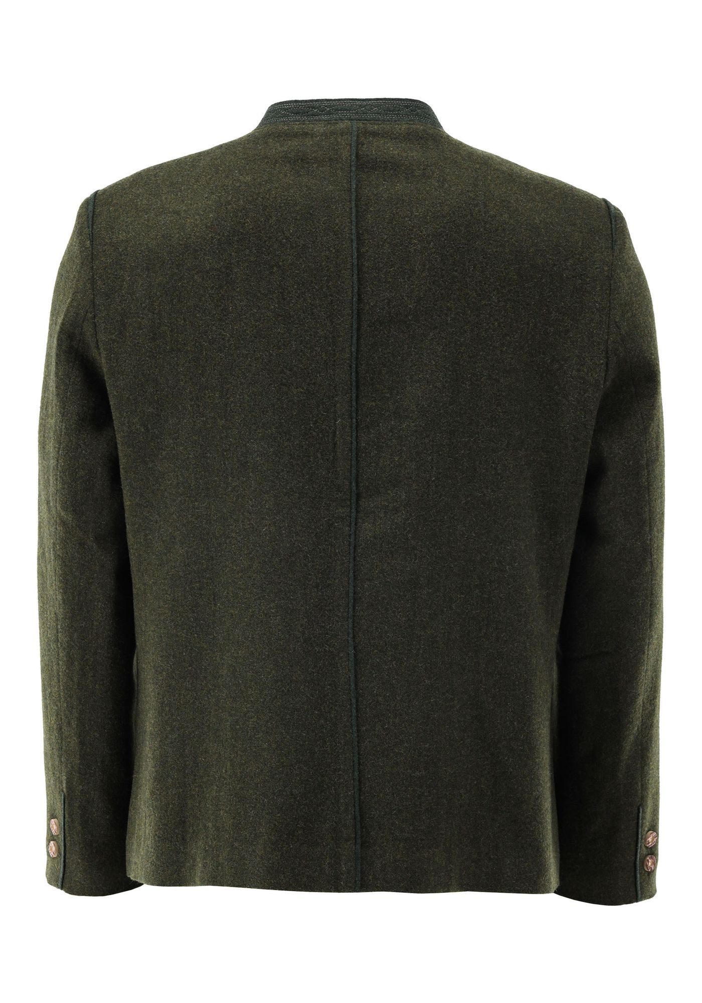 OS Trachten Trachtenjanker Enage Slim Fit, Stehkragen, Wolle
