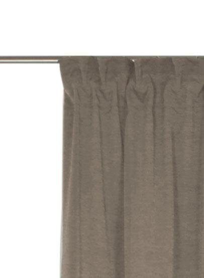 OTTO home Vorhang Elby 2 (1 St), Multifunktionsband, halbtransparent, Jacquard, basic, transparent, monochrom, bis 295 cm Länge