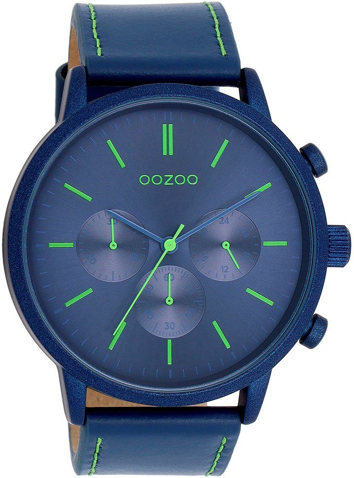 OOZOO Quarzuhr C11205, Armbanduhr, Herrenuhr, Lederarmband, günstig online kaufen