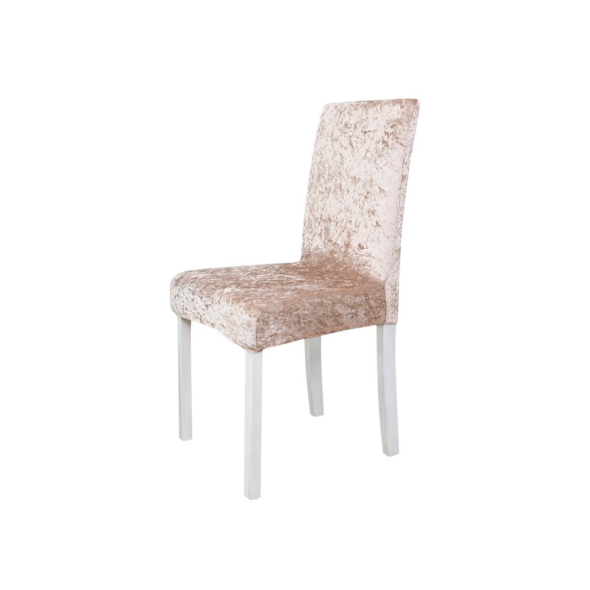 Rosnek Stuhlhusse Stuhlüberzug,Stretch Samt,für Hochzeit Esszimmer günstig online kaufen