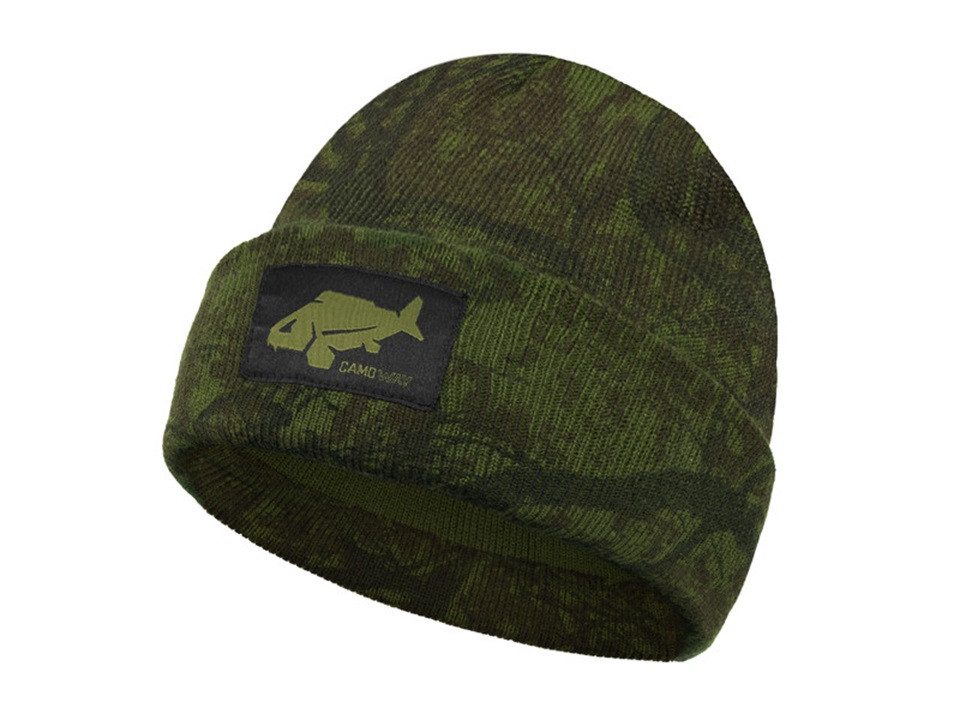 Delphin.sk Beanie Wintermütze Delphin OutLINE CamoWAY Camouflage-Mütze warm natürliche Materialien