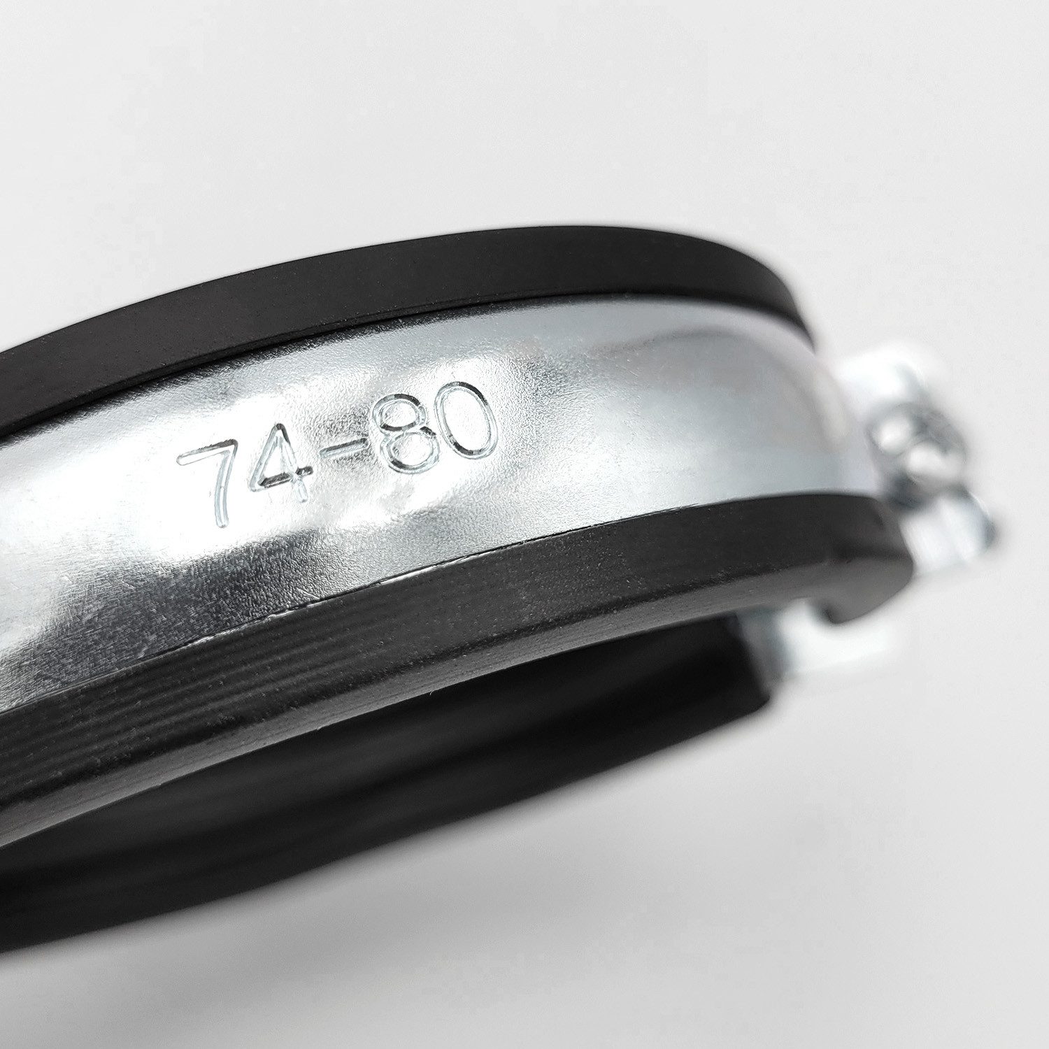 Stabilo Sanitär Rohrschelle Stahl Rohrschelle 74 - 80 mm 2 1/2 Zoll Rohrschellen Rohrhalter