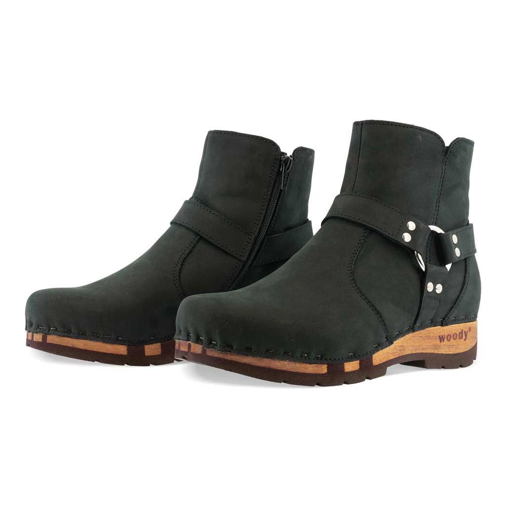Woody Elya Damen Clog Stiefelette woody® Stiefelette