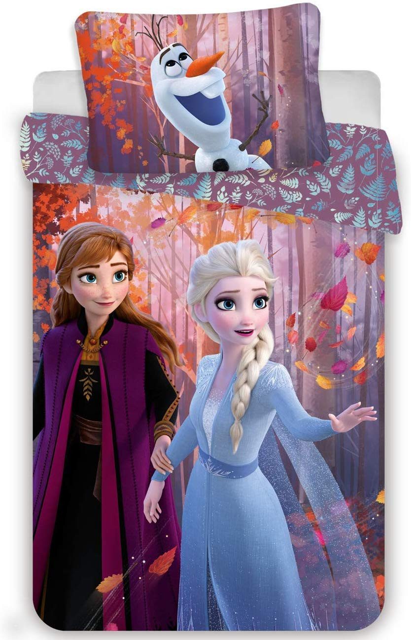 Disney Baby Wendebettbezug Disney Frozen 2 Bettwäsche Eiskönigin Anna Elsa günstig online kaufen