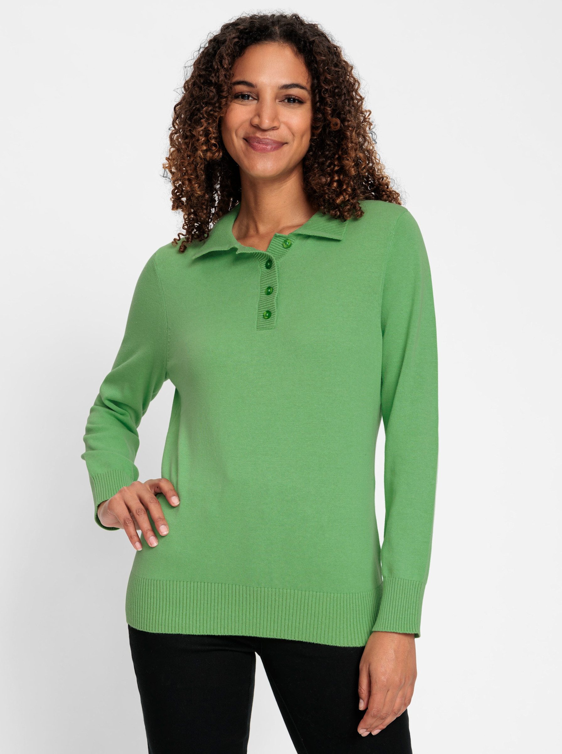 Witt Strickpullover Polopullover . günstig online kaufen