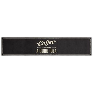 Fußmatte Küchenteppich Waschbar Kaffee 60x300 cm Samt, vidaXL, Rechteckig