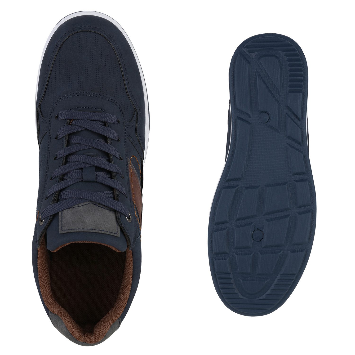 VAN HILL 839999 Sneaker Herren Sneaker Low Schnürer Bequeme Profil-Sohle – Bild 3 von 3