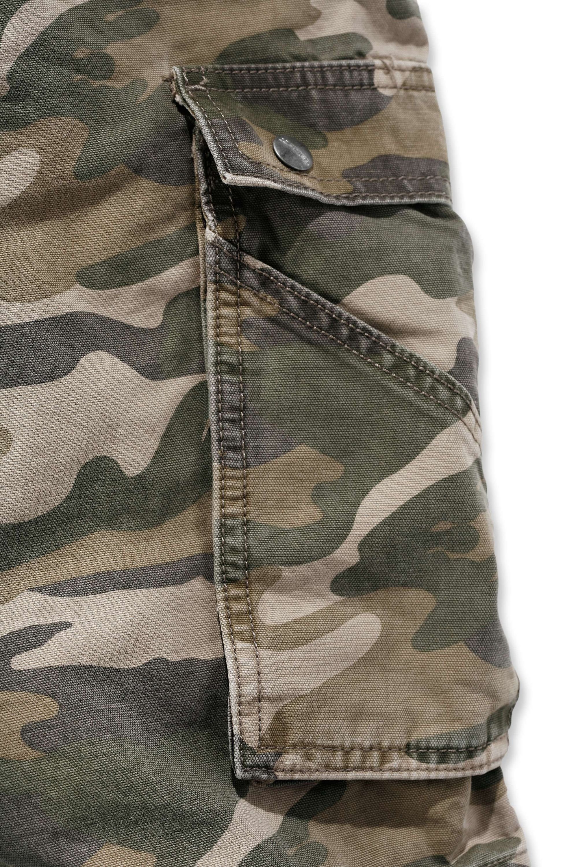 CAMO (1-tlg) rugged camo Carhartt CARGO RUGGED khaki Cargoshorts