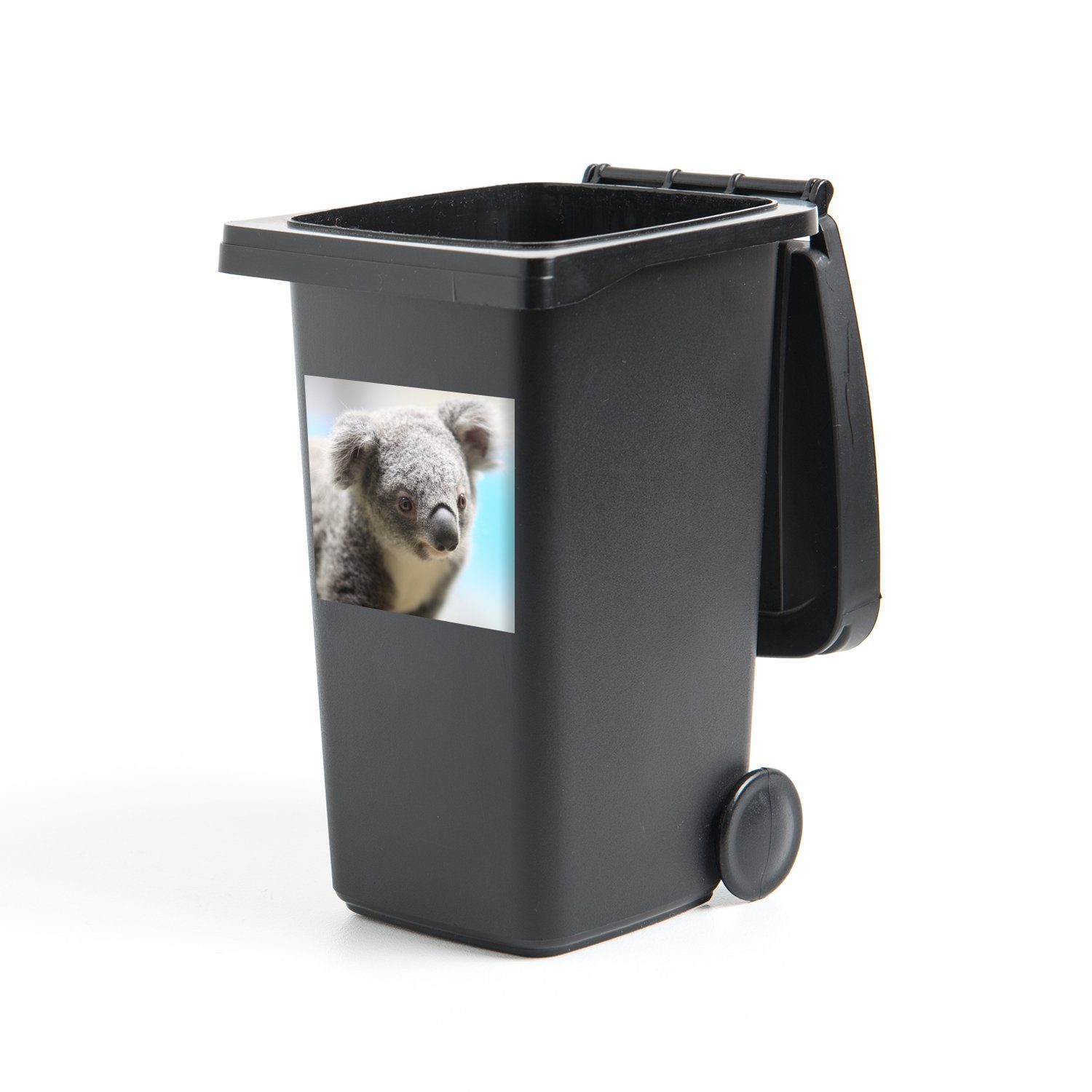 MuchoWow Wandsticker Koala - Porträt - Tier - Kinder - Jungen - Mädchen (1 St), Mülleimer-aufkleber, Mülltonne, Sticker, Container, Abfalbehälter