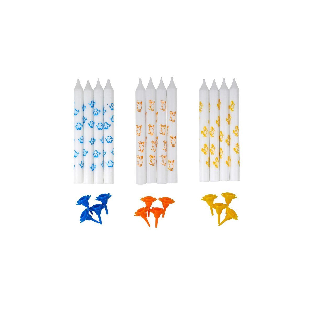 Dr. Oetker Formkerze 12 Kerzen inkl. 12 Halter