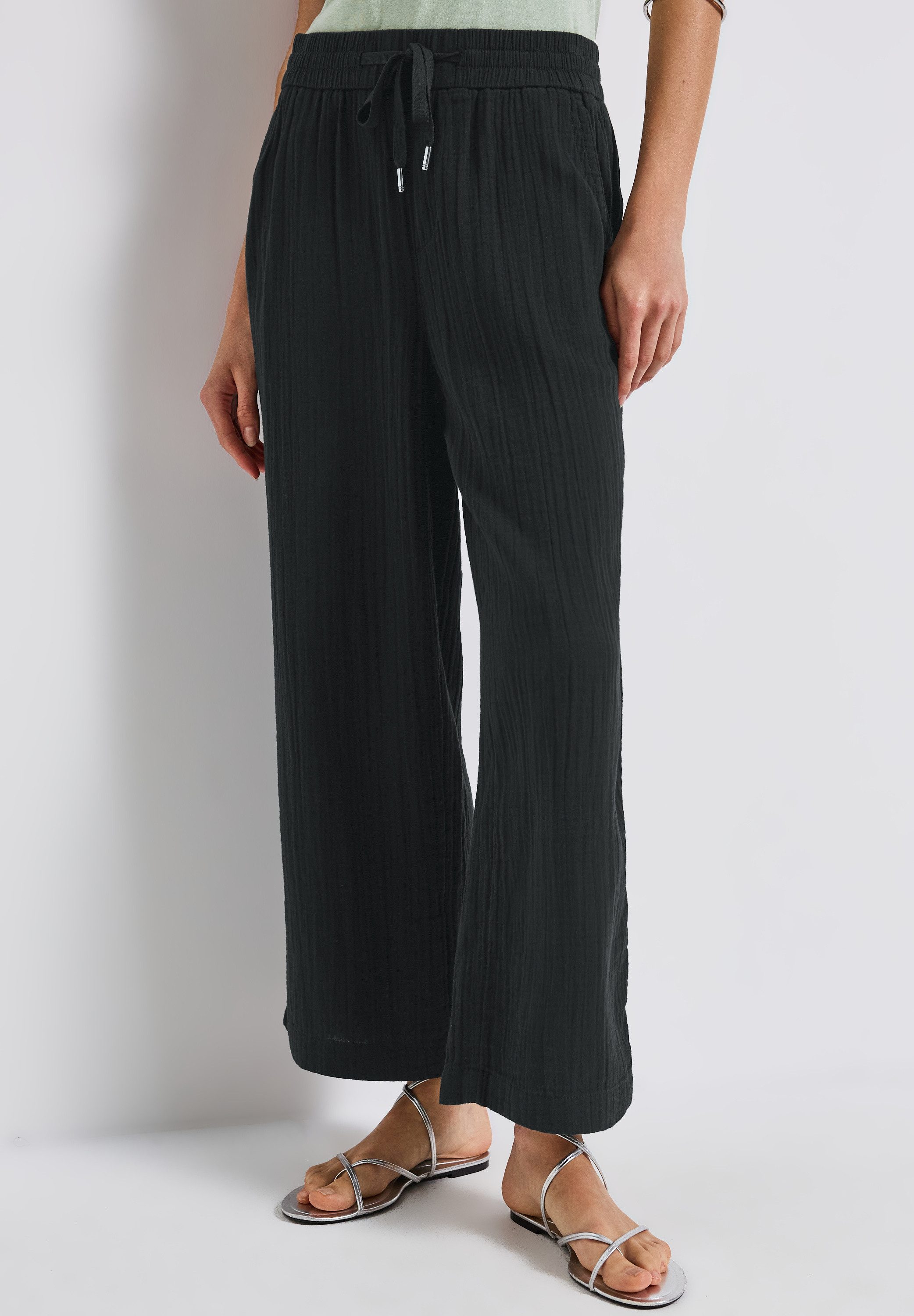 STREET ONE Stoffhose mit elastischem Bund günstig online kaufen