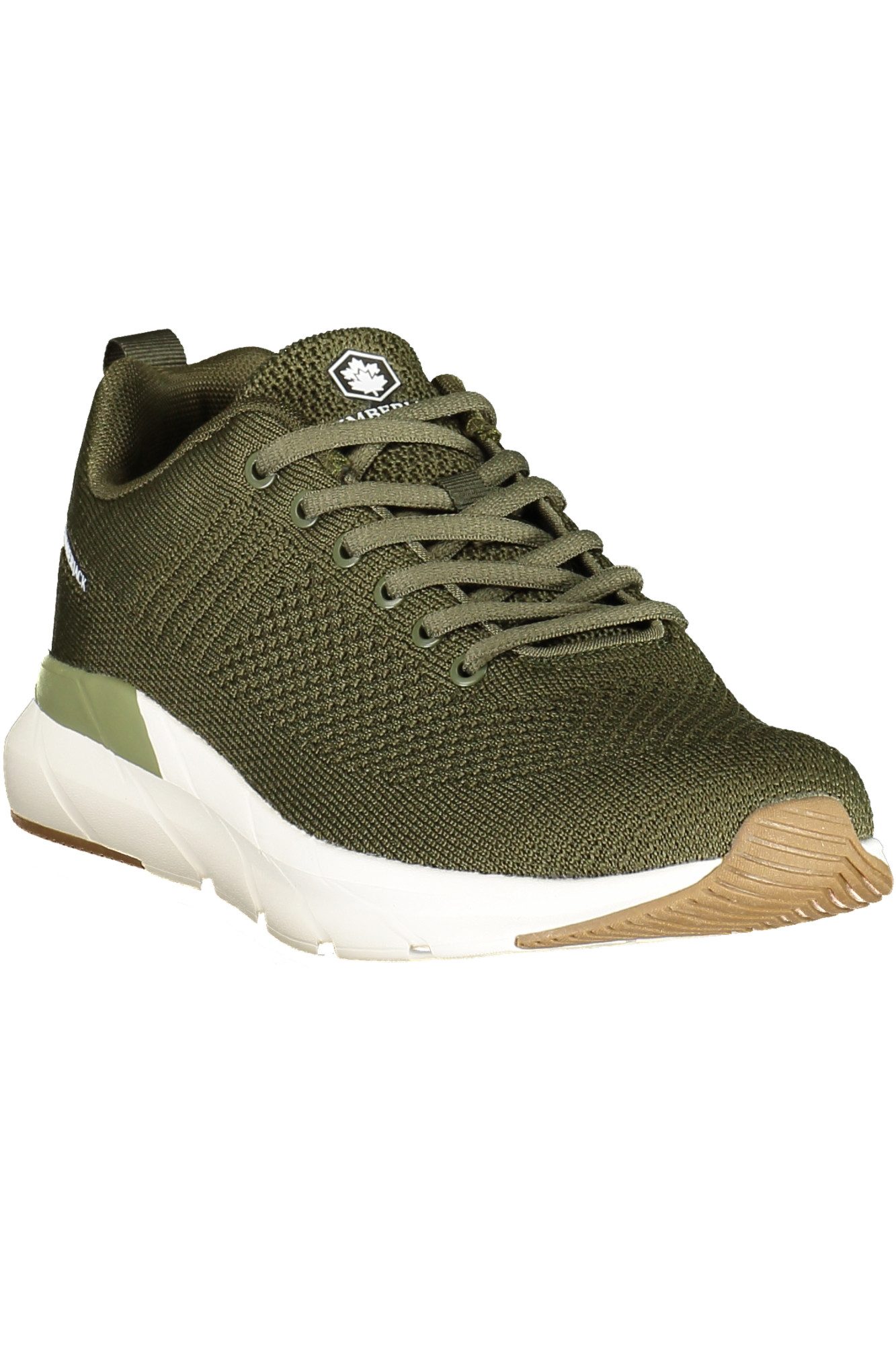 LUMBERJACK Sneaker Grüner Herrensportschuh mit Kontrastdetails und