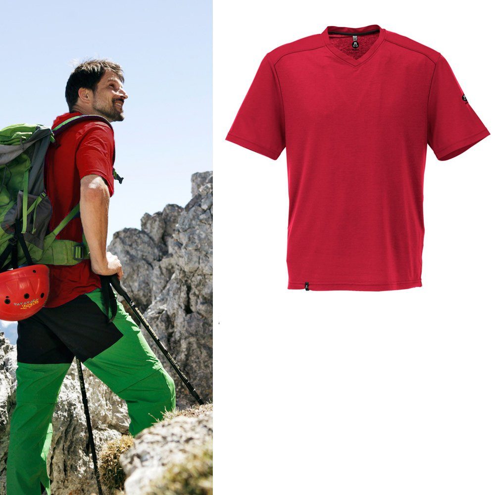 Maul T-Shirt Maul - Grieskogel XT fresh - Herren T-Shirt - rot