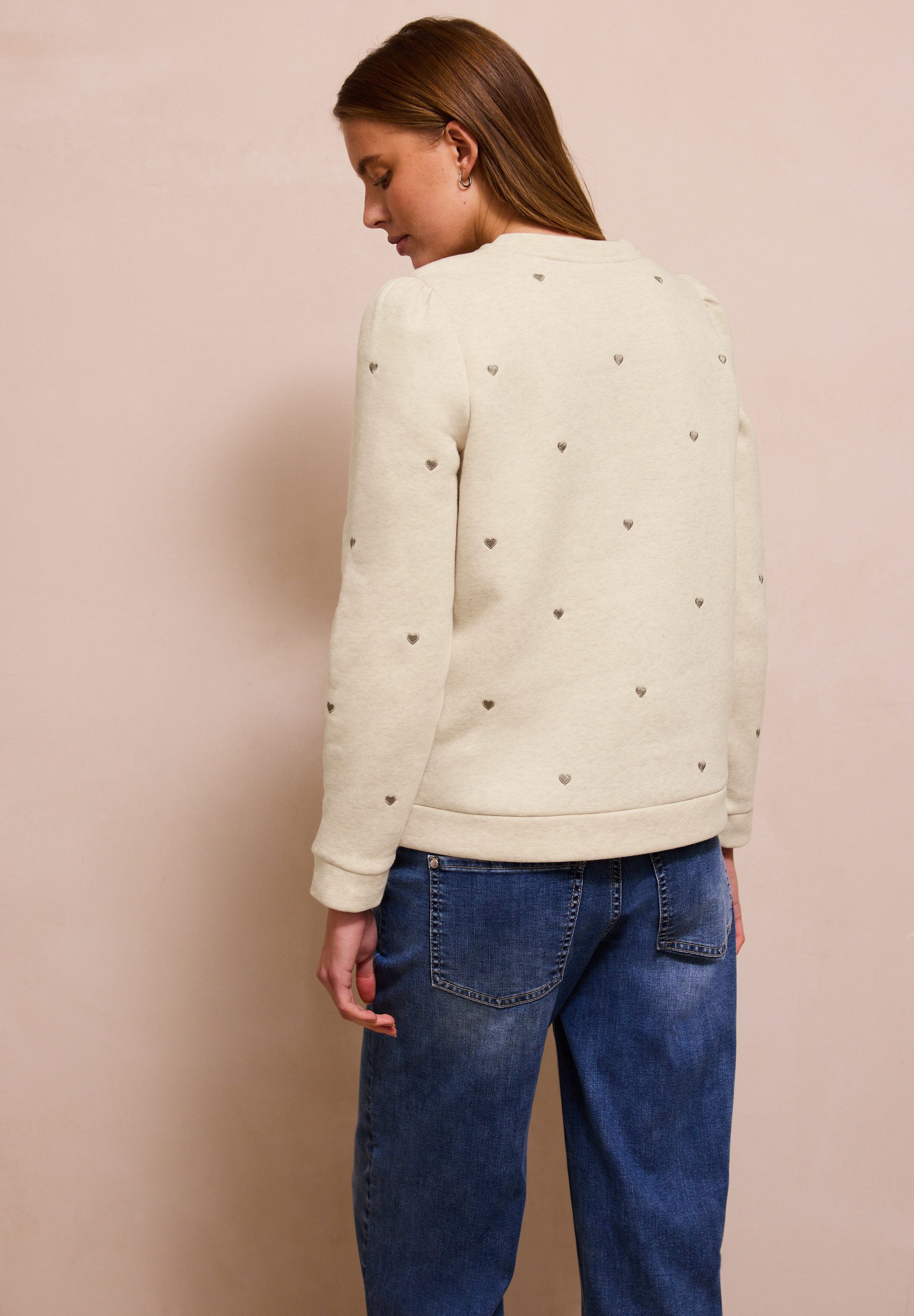STREET ONE STUDIO Sweatshirt mit Blumenmuster