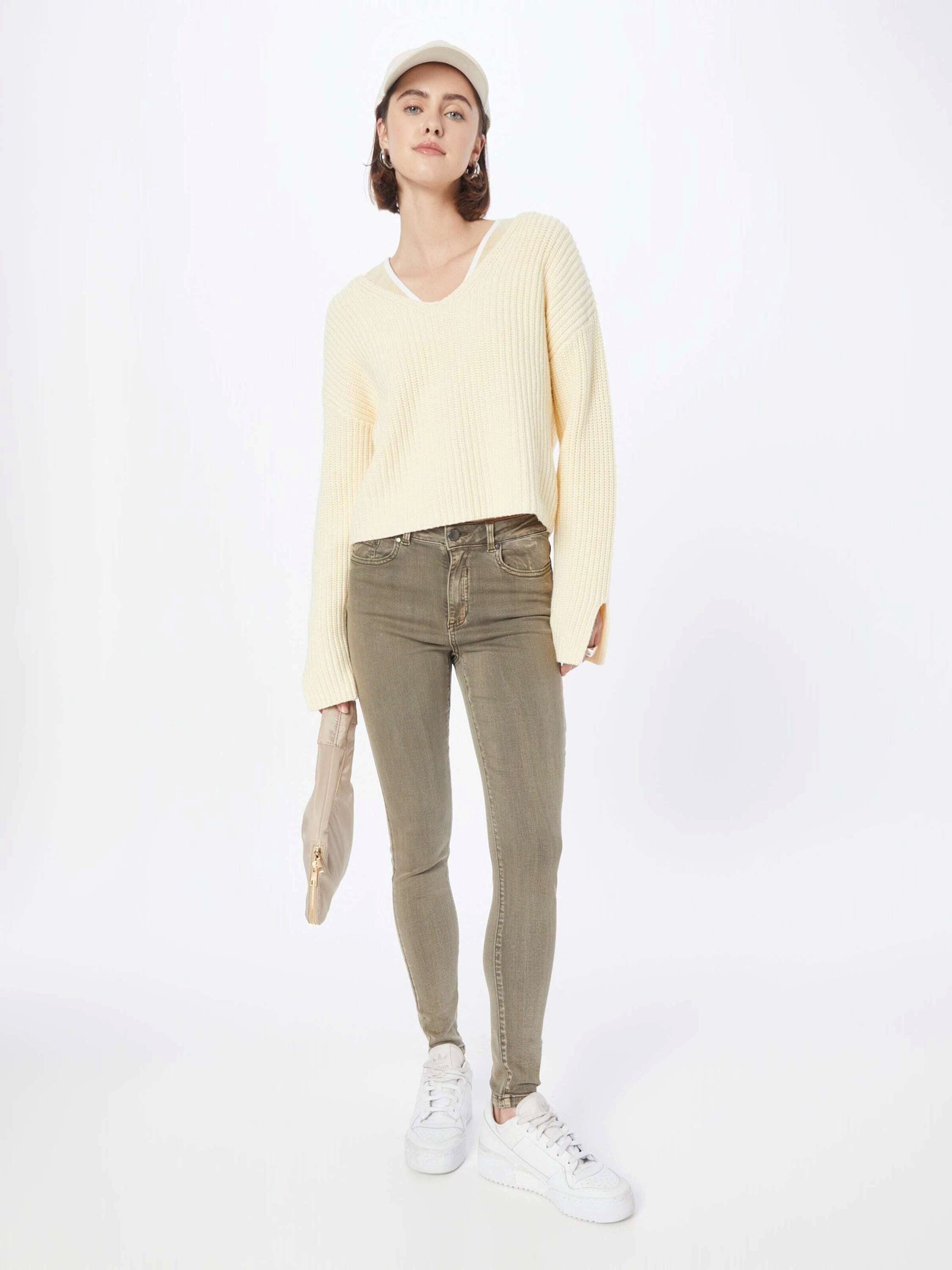 (1-tlg) Details Skinny-fit-Jeans Vila Plain/ohne AMY