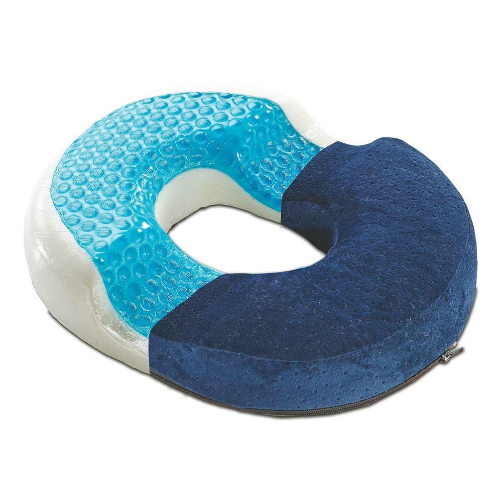 ELONEO Stuhlkissen 40x32cm, Sitzring mit Gel, bequeme Form, abnehmbarer & w günstig online kaufen