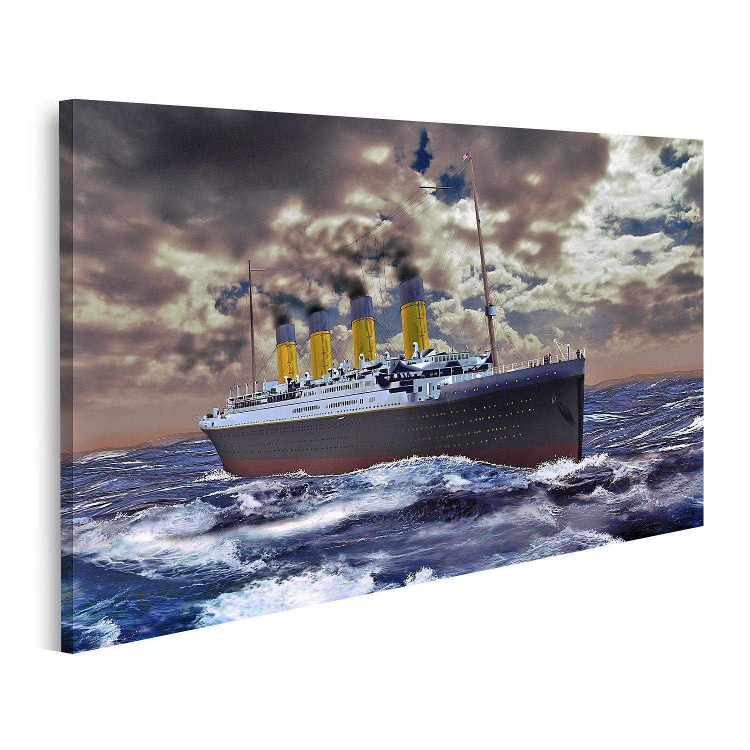 Leinwandbild Bild auf Leinwand Titanic Wandbild Poster Kunstdruck Bilder