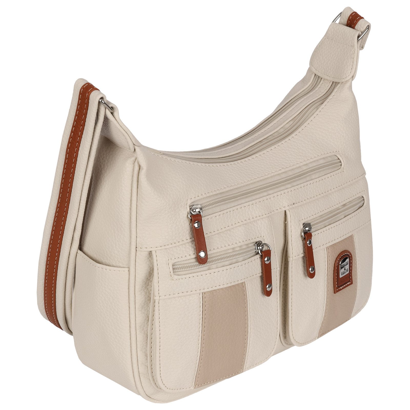 Umhängetasche Damen Tasche Schultertasche Umhängetasche Leder Optik Handtasche