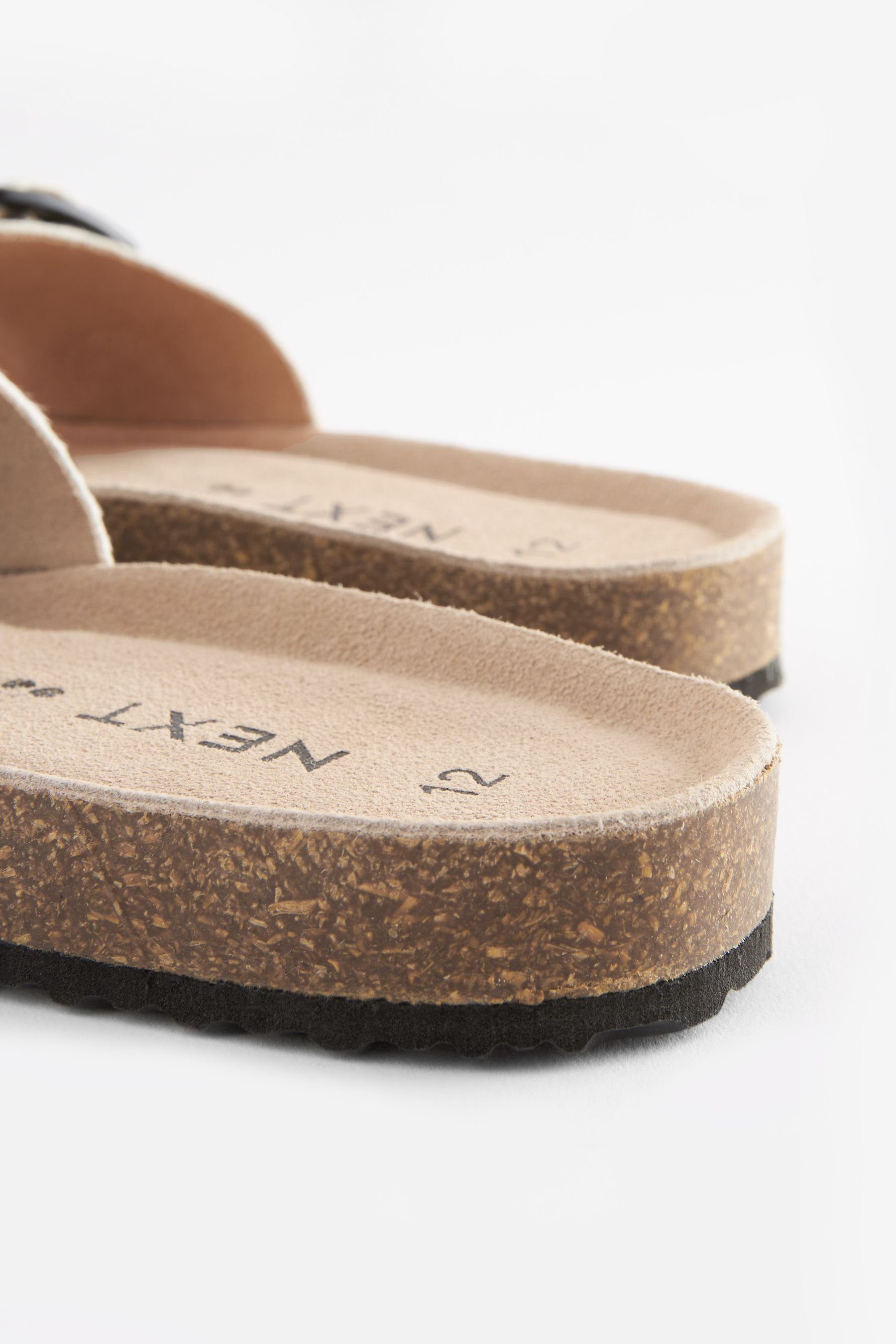 Next Sandalen mit Korksohle Animal Sandale Print Leather (1-tlg)