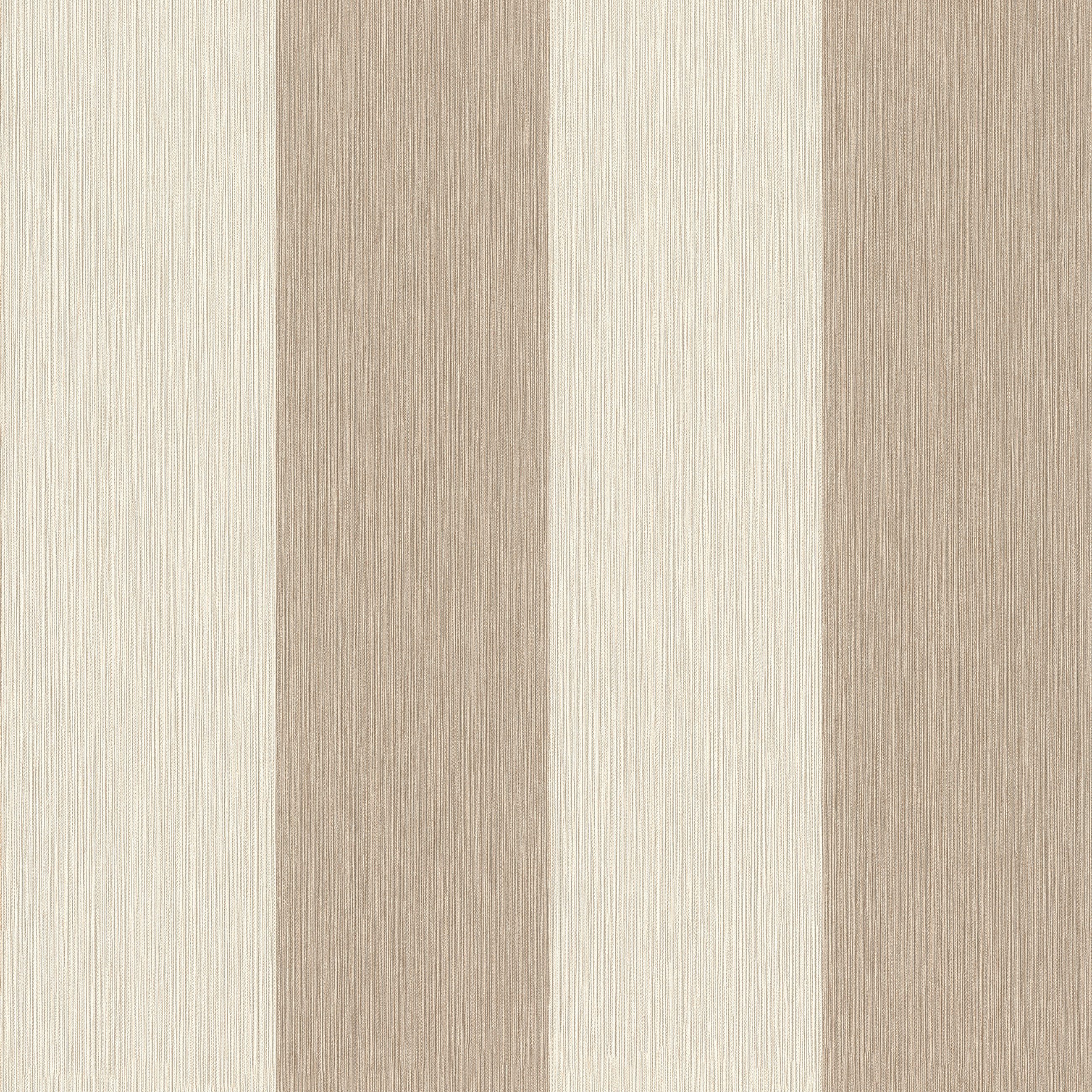 Rasch Vliestapete Blockstreifen - Vinyltapete Beige Creme, Strukturoptik, (1 Rolle, 1 St., 10,05 m x 0,53 m), gute Lichtbeständigkeit, feucht abwischbar, restlos abziehbar