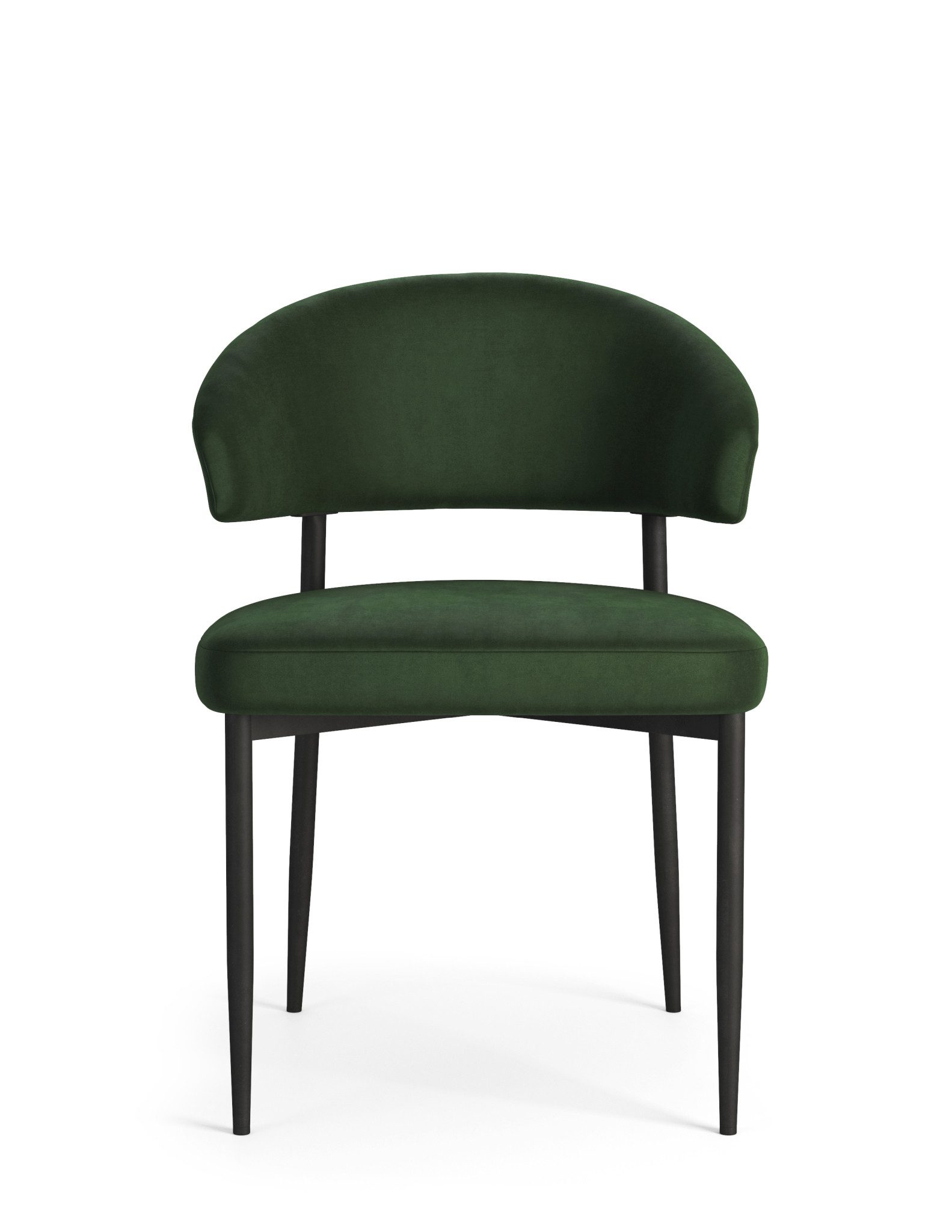 designimpex Esszimmerstuhl 2er Set Design Iris Stuhl Stühle Samt