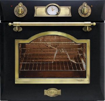 Kaiser Küchengeräte Backofen-Set EG 6345 Em+KG 6325 Em, Einbau Gasbackofen 67L+Retro Einbau Gasherd, 60cm