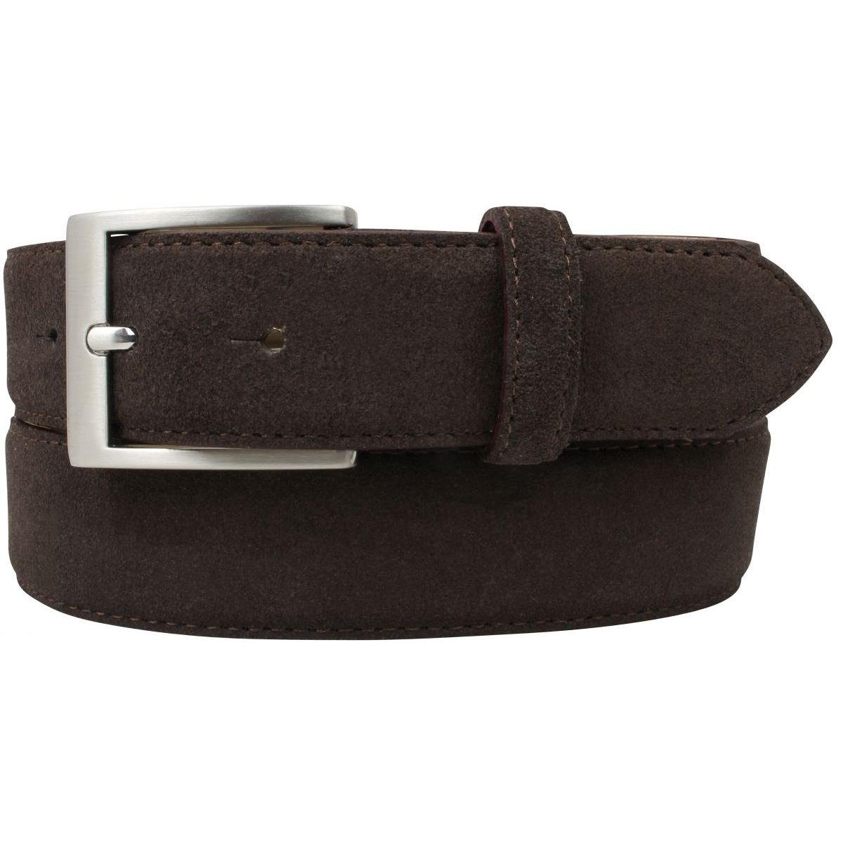 BELTINGER Ledergürtel Gürtel aus Veloursleder 3,5 cm - Weicher Velour-Ledergürtel für Herren (1-St)