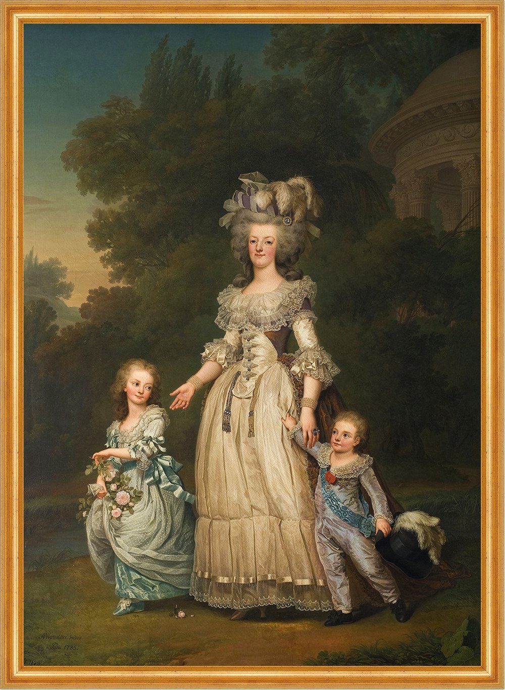 BillerAntik Kunstdruck Queen Marie Antoinette of günstig online kaufen