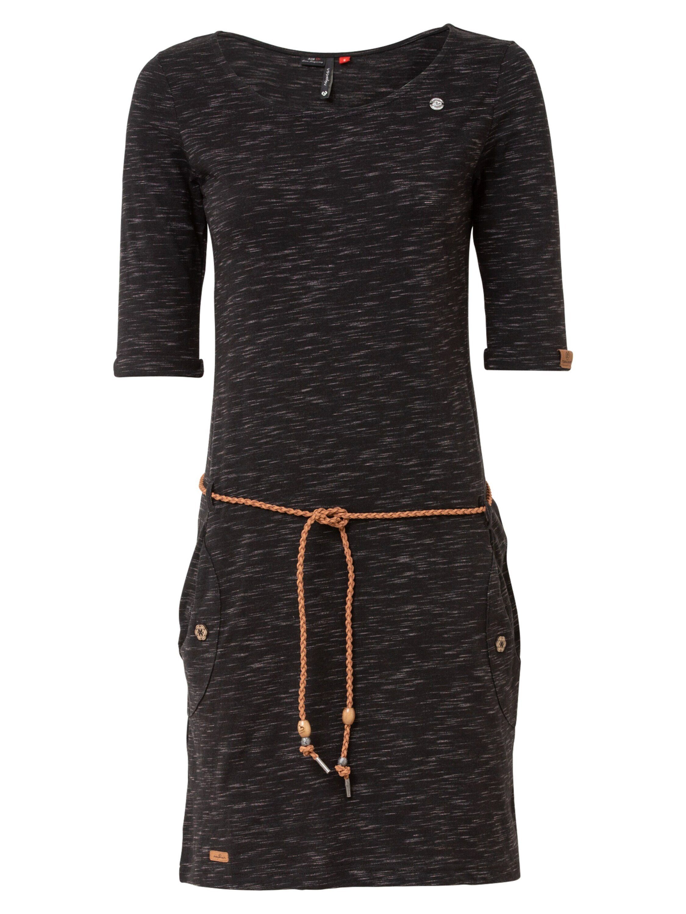 Ragwear Jerseykleid TANYA (1-tlg) Plain/ohne Details BLACK 2221_1010