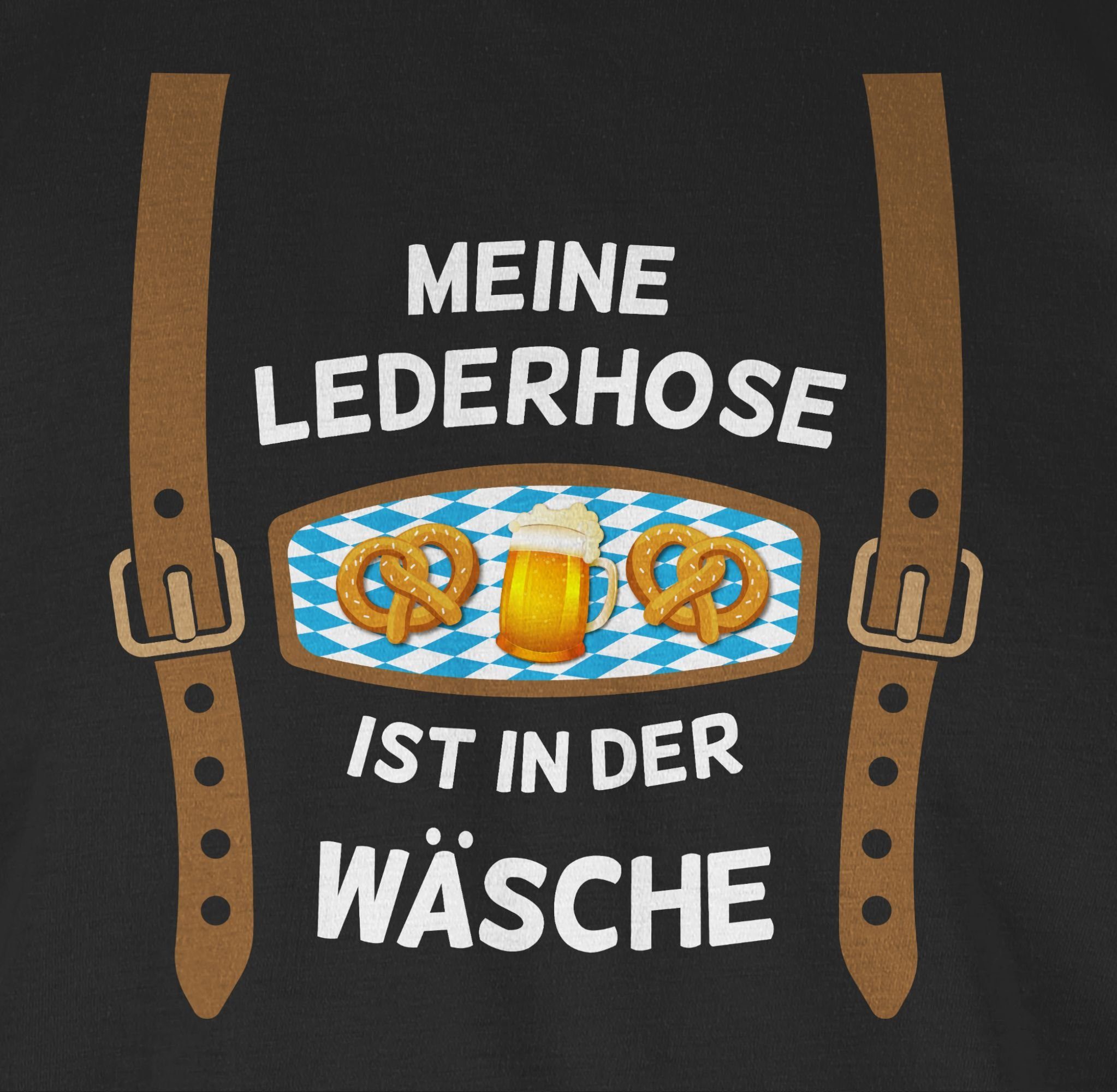 Shirtracer T-Shirt Meine Lederhose ist in der Wäsche Mode für Oktoberfest Herren