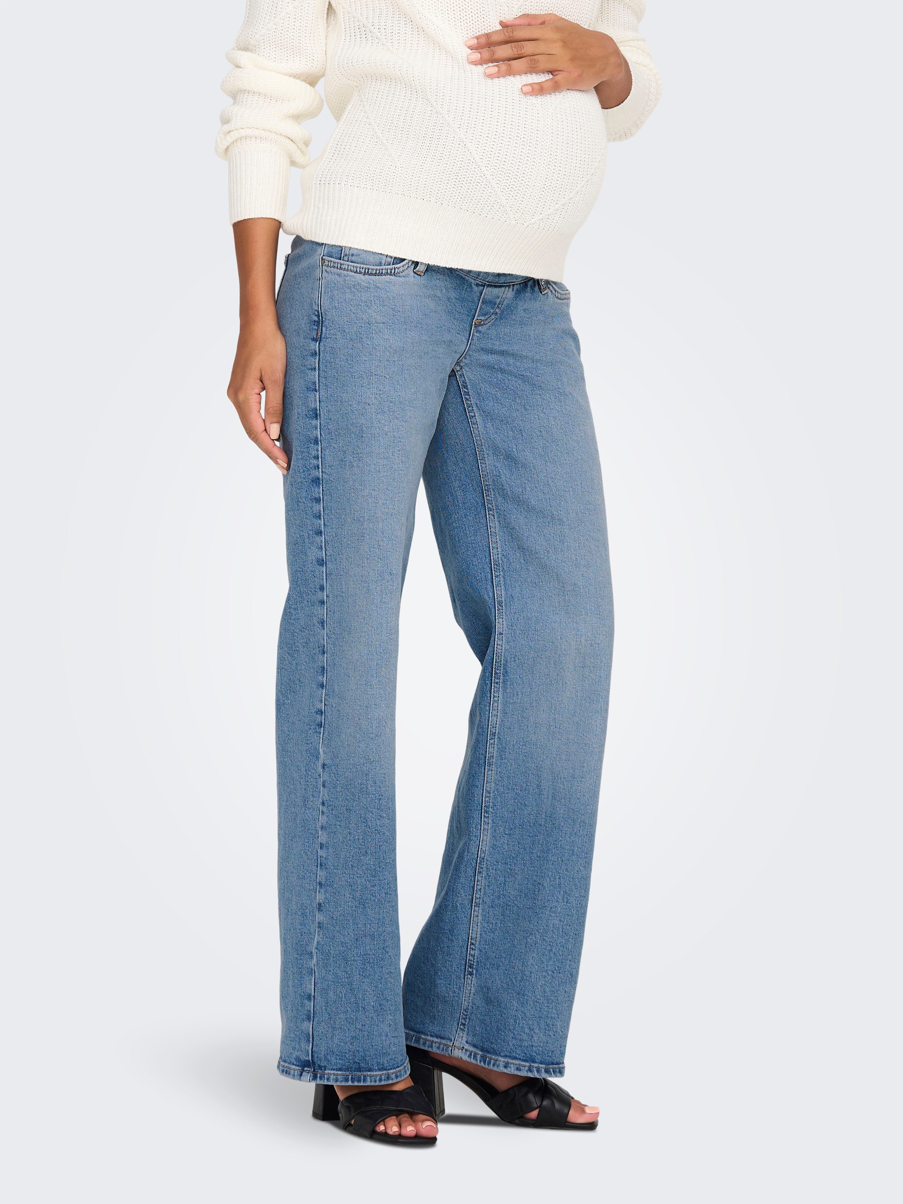 Umstandsjeans OLMJUICY HW WIDE LEG REA365 NOOS