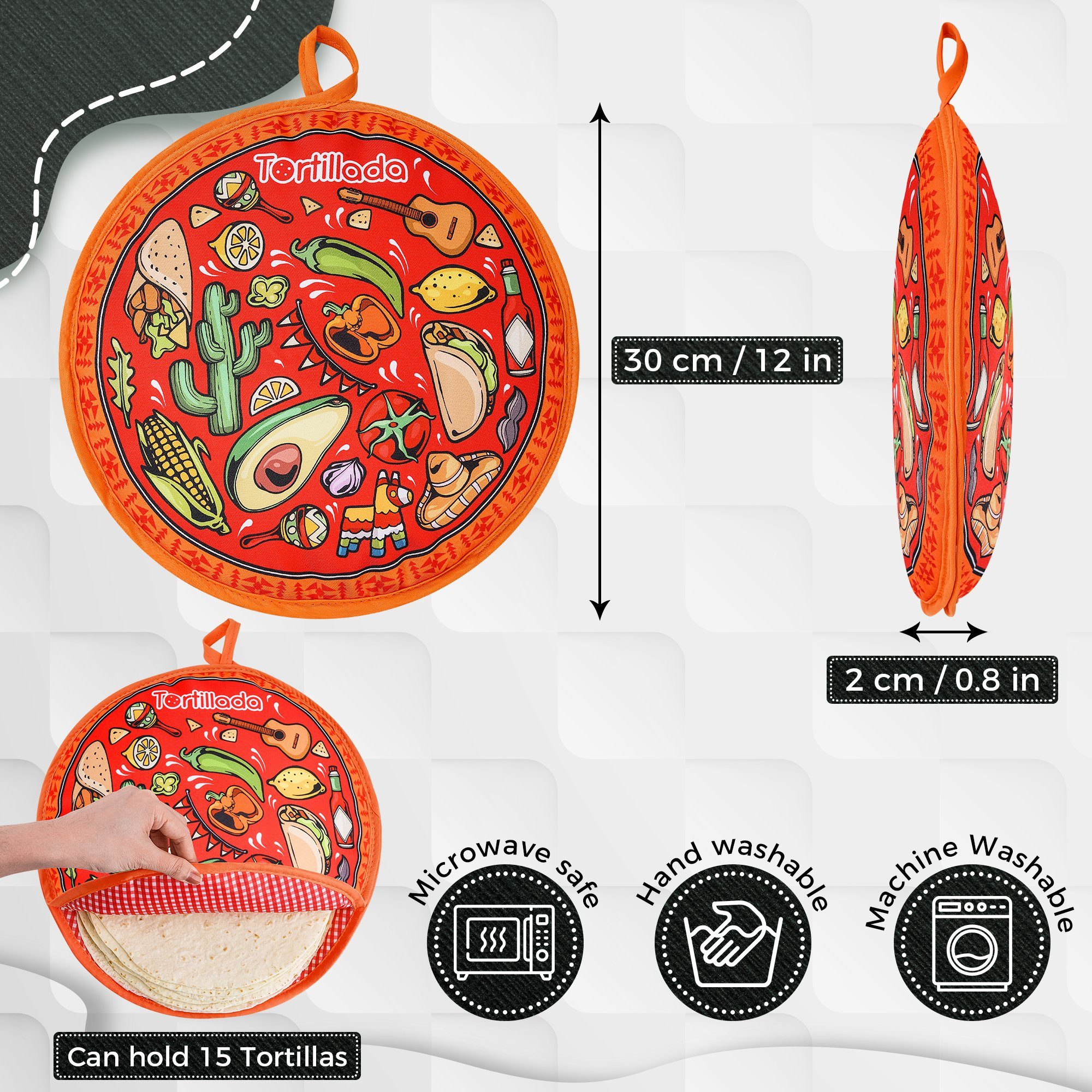 Tortillada Brotkorb Tortilla Wärmer