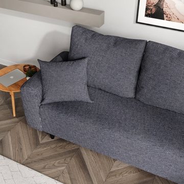 Gozos Ecksofa Palencia, Wohnzimmermöbel, L-Form Sofa, Beidseitg montierbar, 230 cm x 125 cm