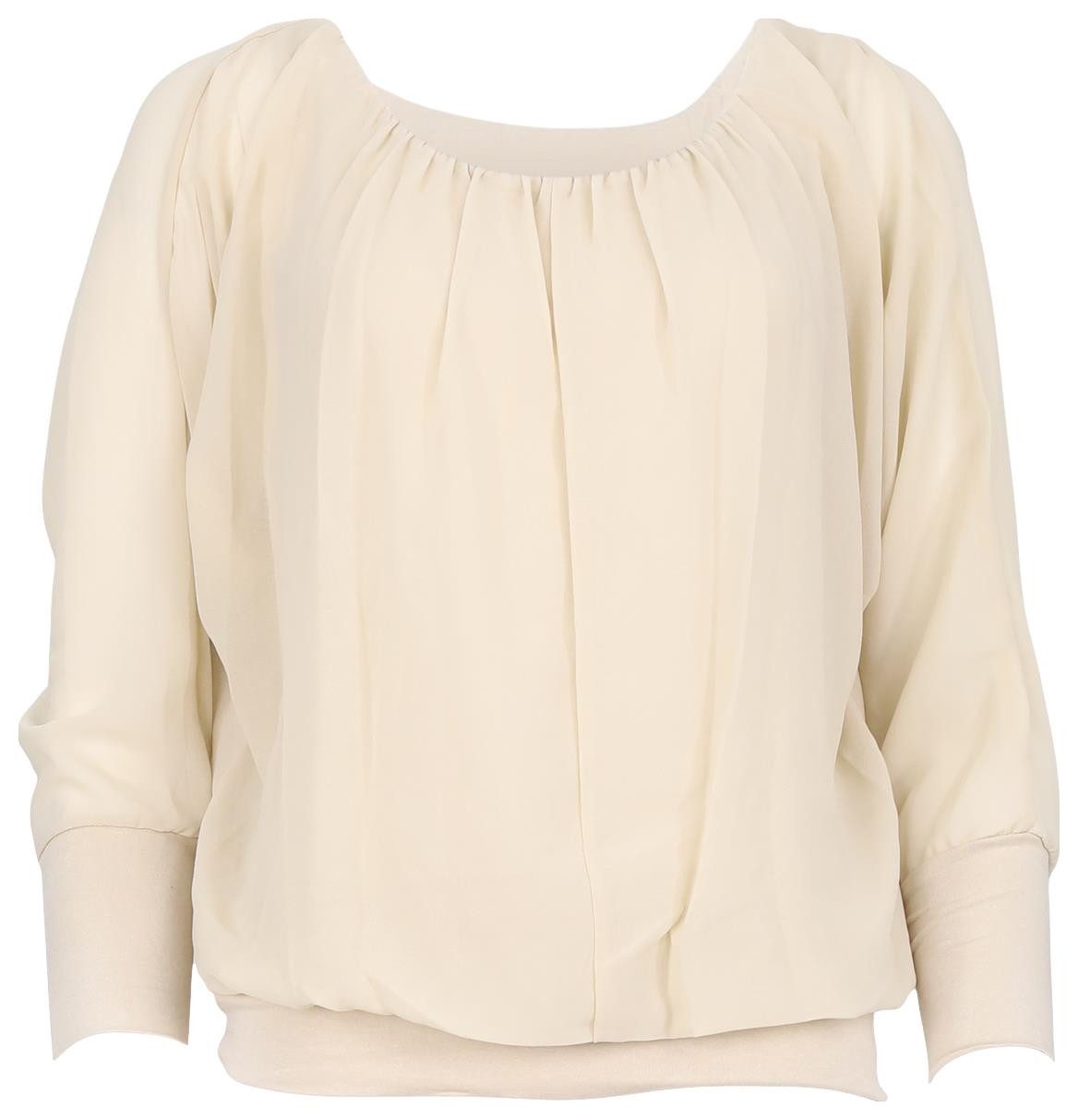 malito more than fashion Chiffonbluse 6291 mit Carmenausschnitt, Einheitsgr günstig online kaufen