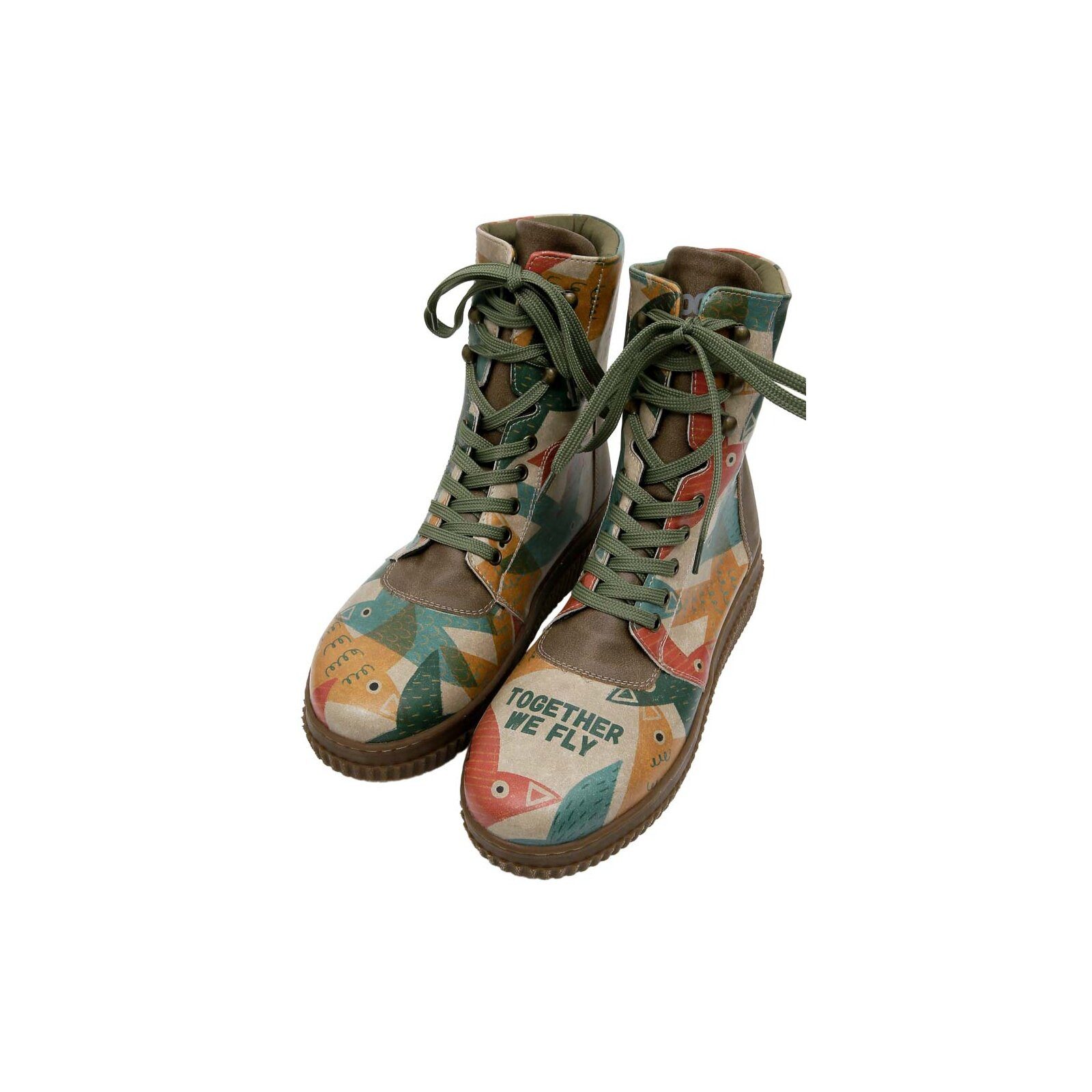 DOGO Future High Top Boots Together We Fly Damen Stiefeletten Schnürboots H günstig online kaufen