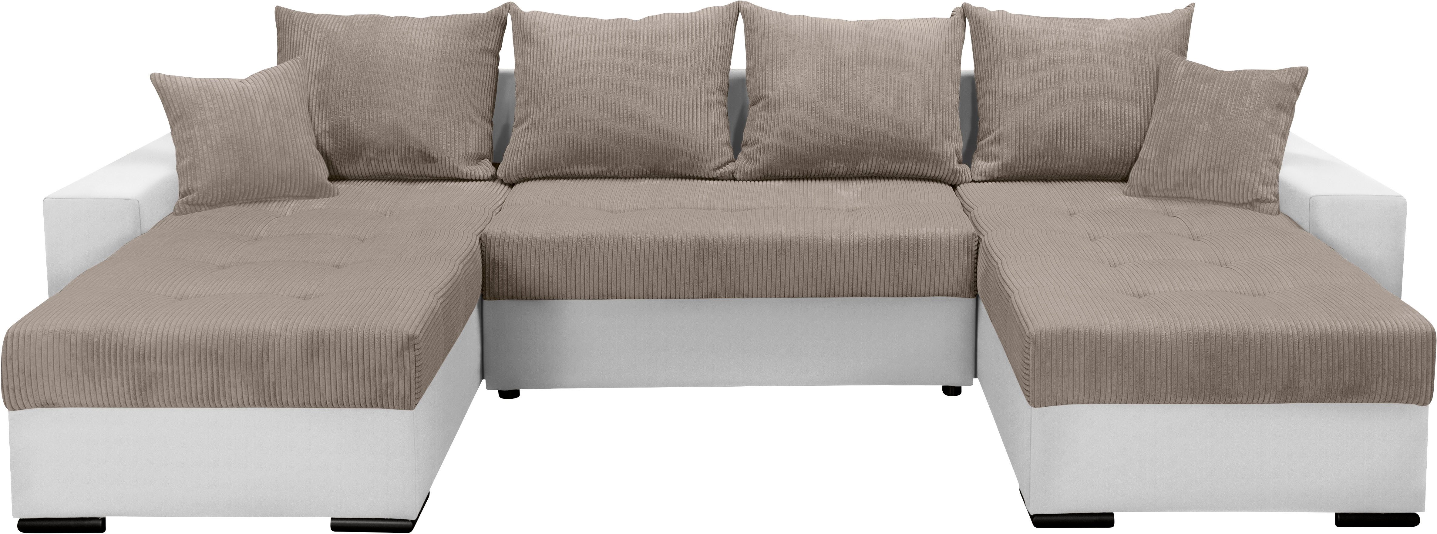 COLLECTION AB Wohnlandschaft "XL-Josy U-Form, Breite 313 cm, Cord-/Mix", in günstig online kaufen