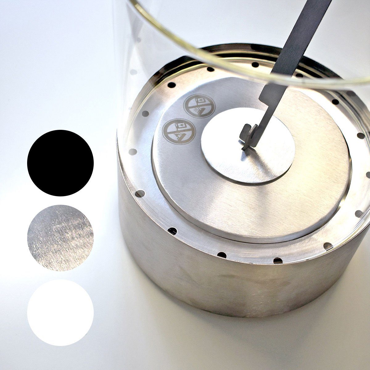 GLOW FIRE Echtfeuer-Dekokamin Ethanolkamin Glow Fire Emma Tischkamin, mit H günstig online kaufen