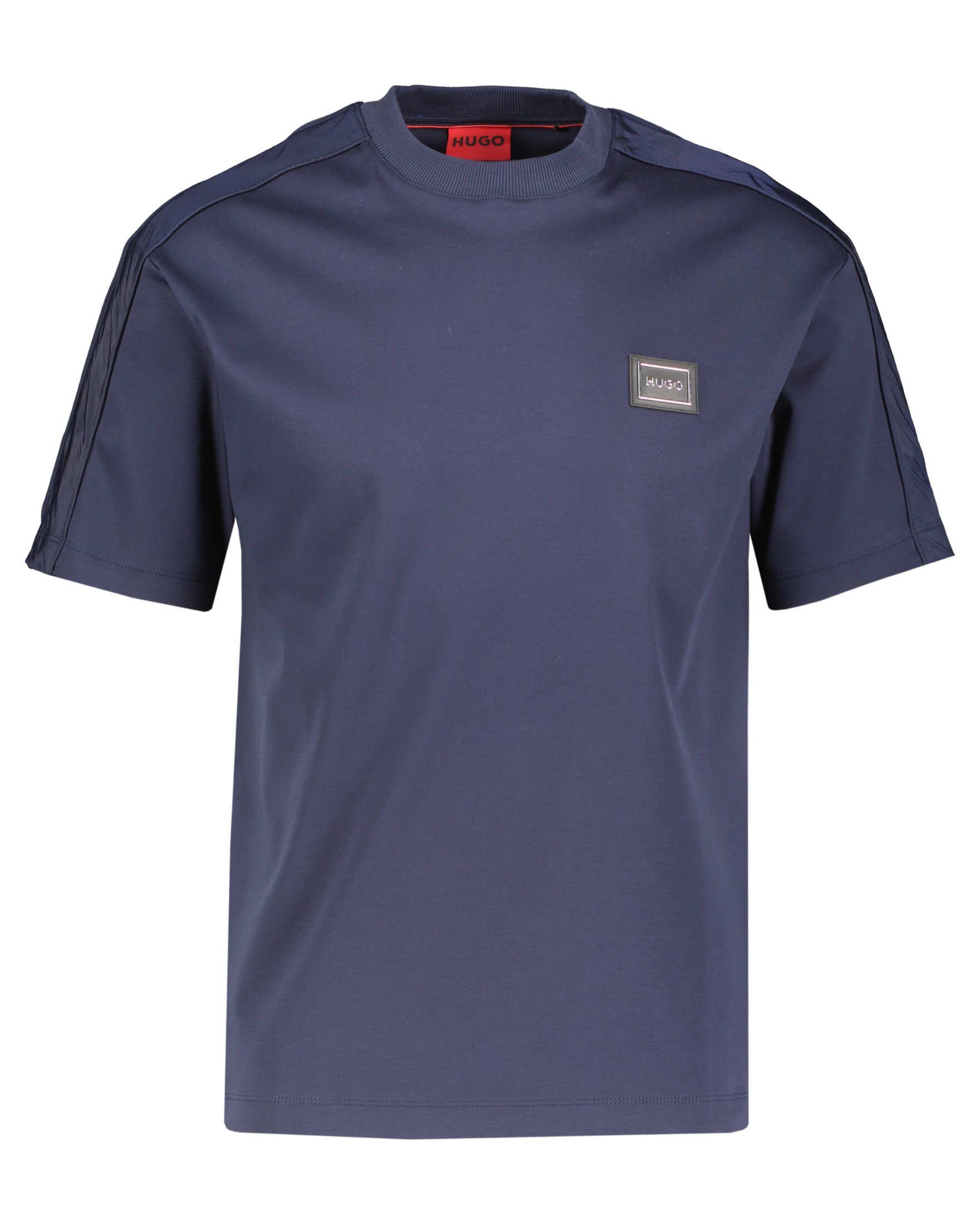 T-Shirt DALIX HUGO (1-tlg) Herren (296) T-Shirt blau