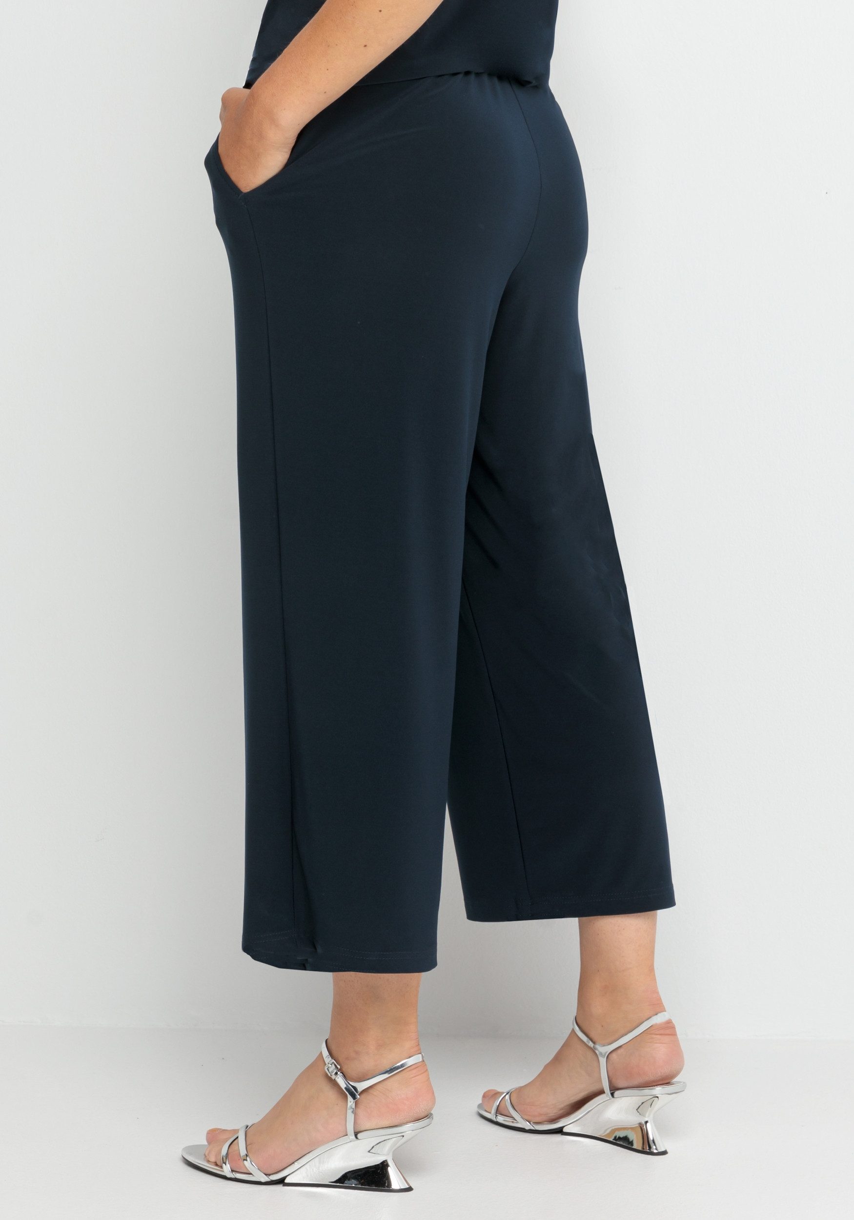 bianca Culotte PARIGI - Stoffhose mit verkürztem, weitem Bein – Bild 2 von 5