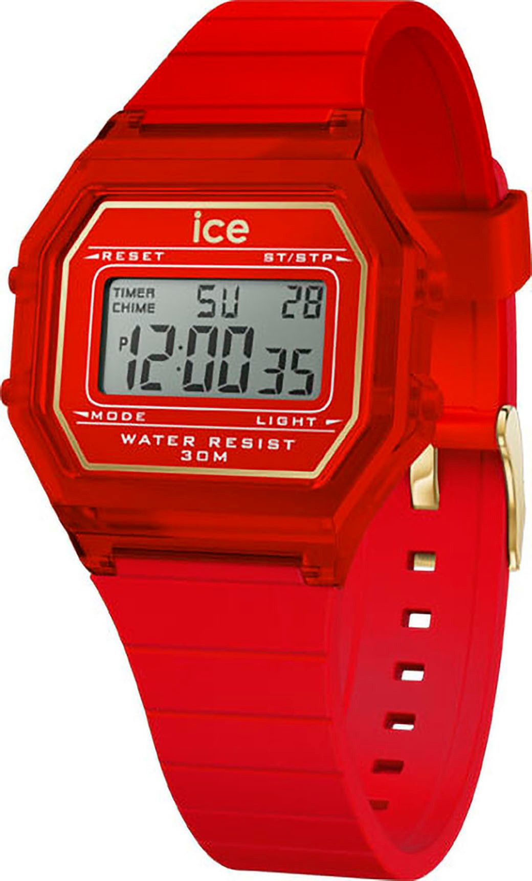 Chronograph ICE digit retro - Clear - Small 022885