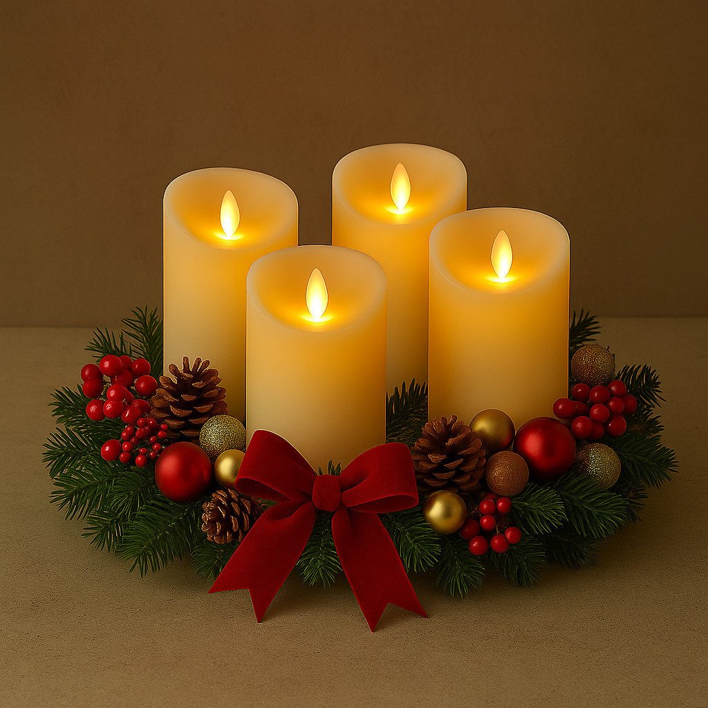 Marrakesch Orient & Mediterran Interior LED-Kerze Vintage Echtwachs LED Ker günstig online kaufen