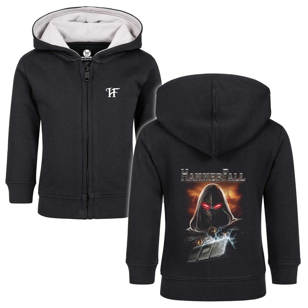 Kapuzensweatjacke mit Hammerfall (Protector) Aufdruck für Babys (0–24 M)